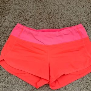 Lululemon speed shorts size 2